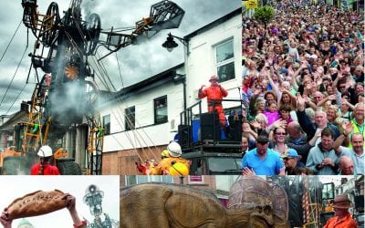 AN UPLIFTING DAY FOR EVERYONE WHEN MAN ENGINE CAME TO CAMBORNE