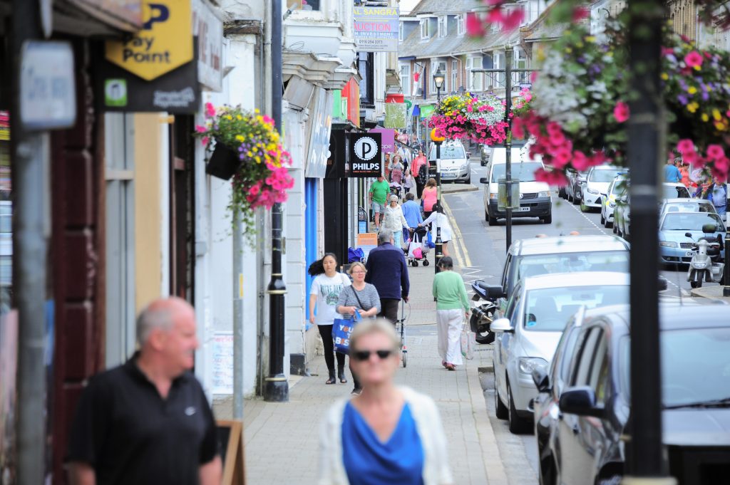 Camborne high street, Cornwall